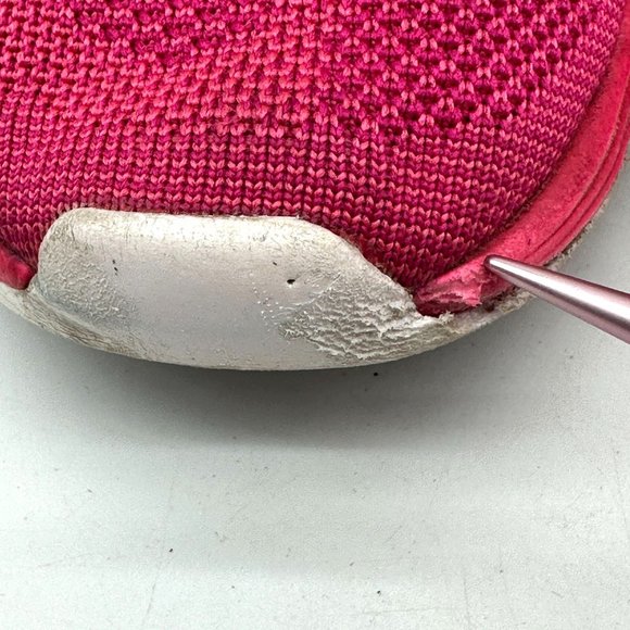 Nike Tenis Womens Flyknit One Lunarlon Running Shoes Pink/Volt Size 8 EUR 39 - Picture 6 of 13